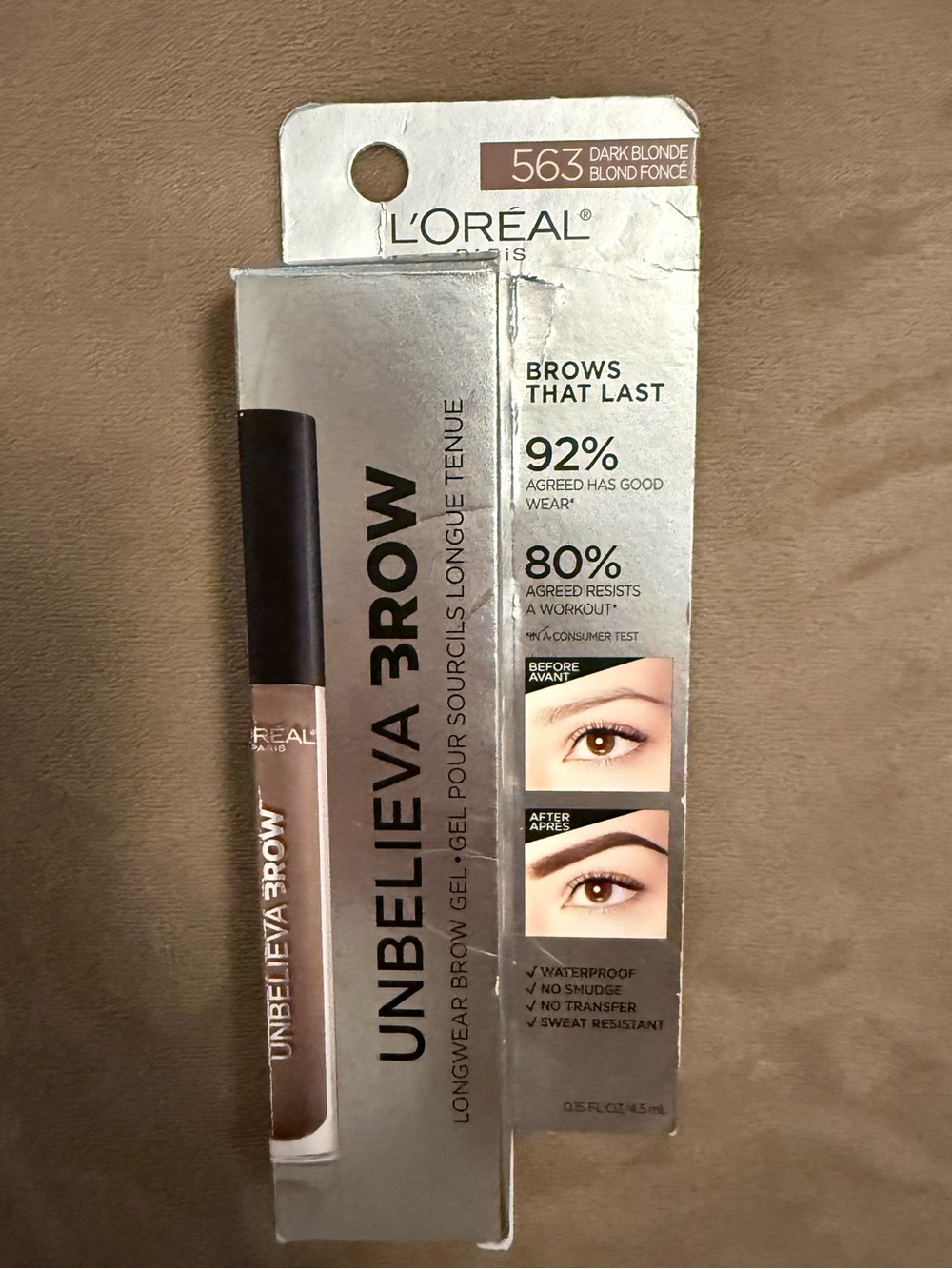 L'Oreal Unbelieva Brow Gel — Dark Blonde (563)